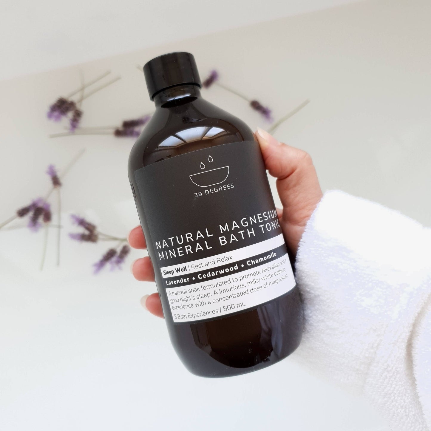 500mL SLEEP WELL Natural Magnesium Mineral Bath Tonic