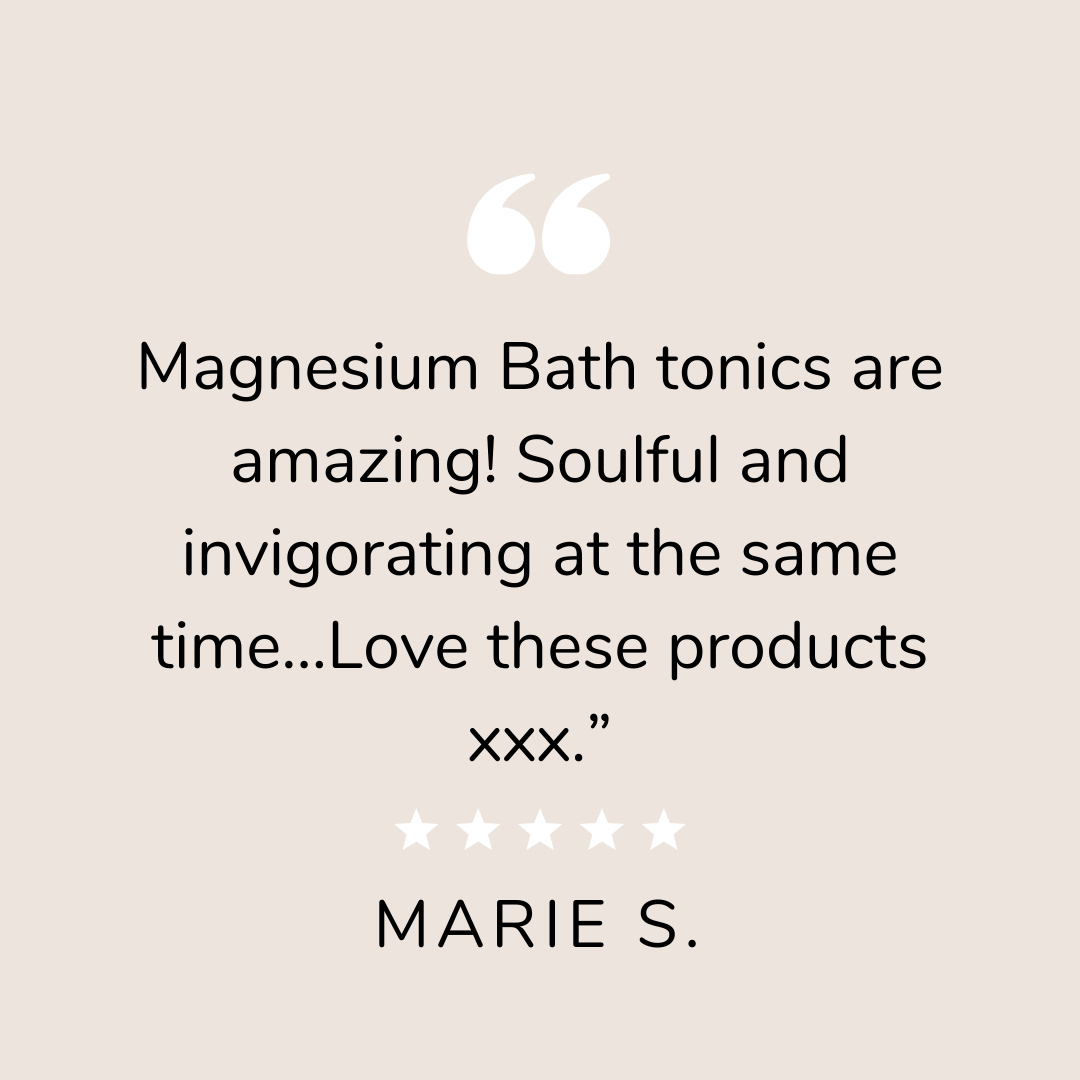 300mL Bottle EASE WORK STRESS Natural Magnesium Mineral Bath Tonic