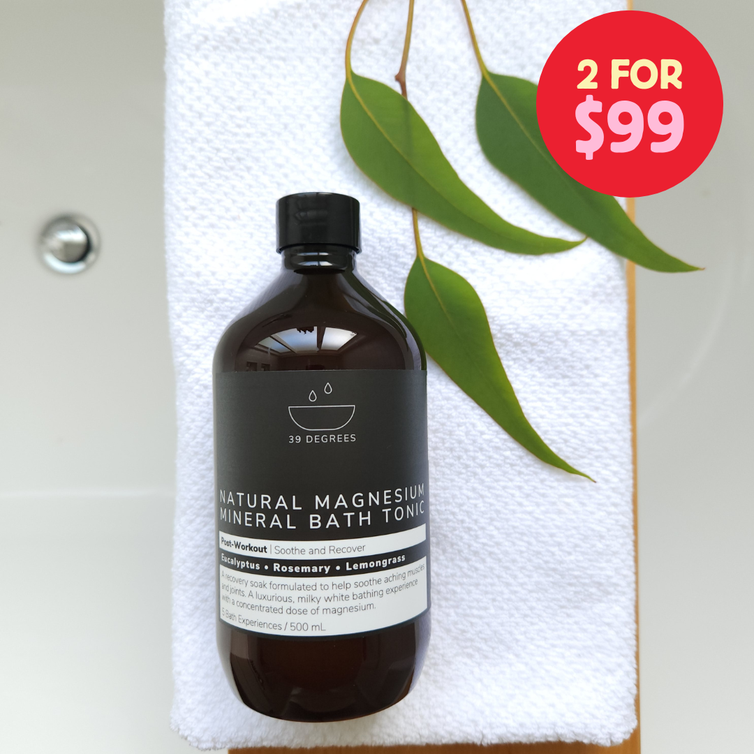 500mL POST-WORKOUT Natural Magnesium Mineral Bath Tonic