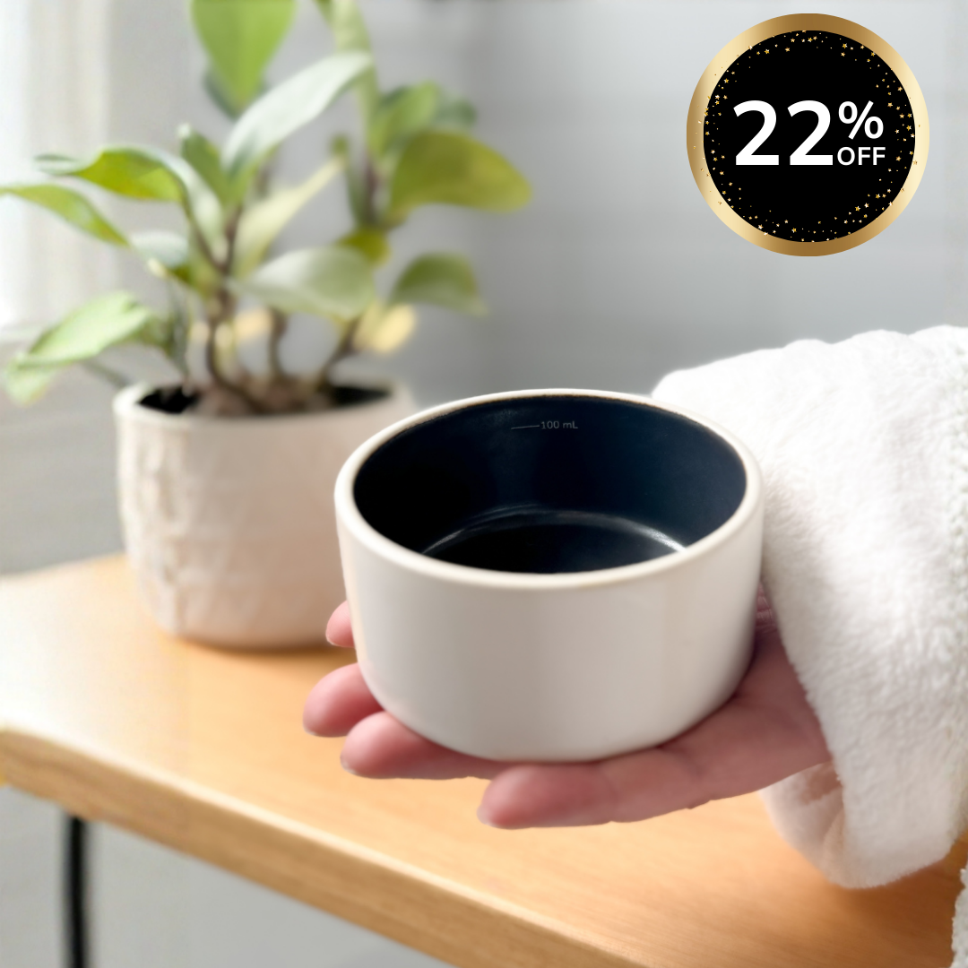 Bath Tonic Measuring Cup - Linen Eclipse