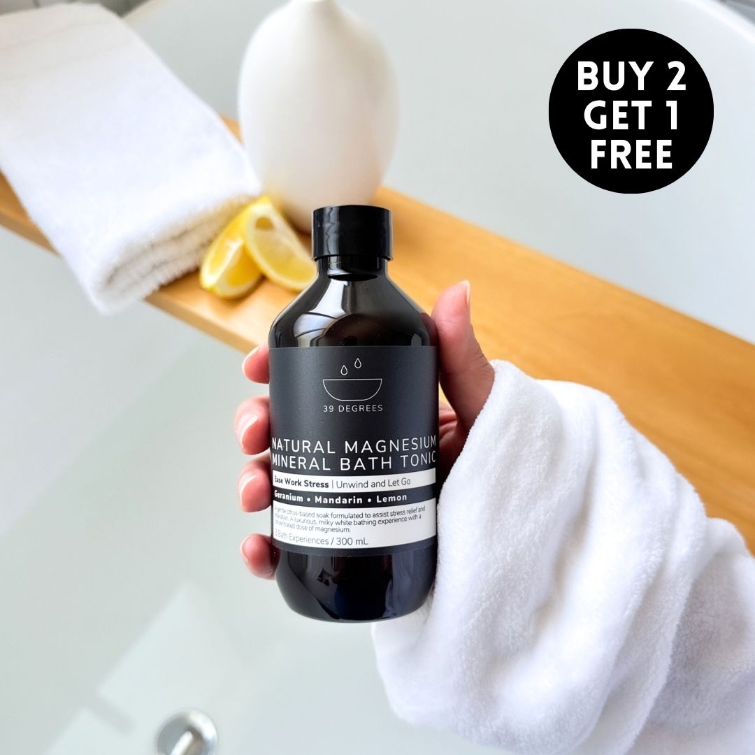 300mL Bottle EASE WORK STRESS Natural Magnesium Mineral Bath Tonic