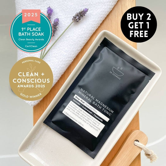 100mL Pouch SLEEP WELL Natural Magnesium Mineral Bath Tonic