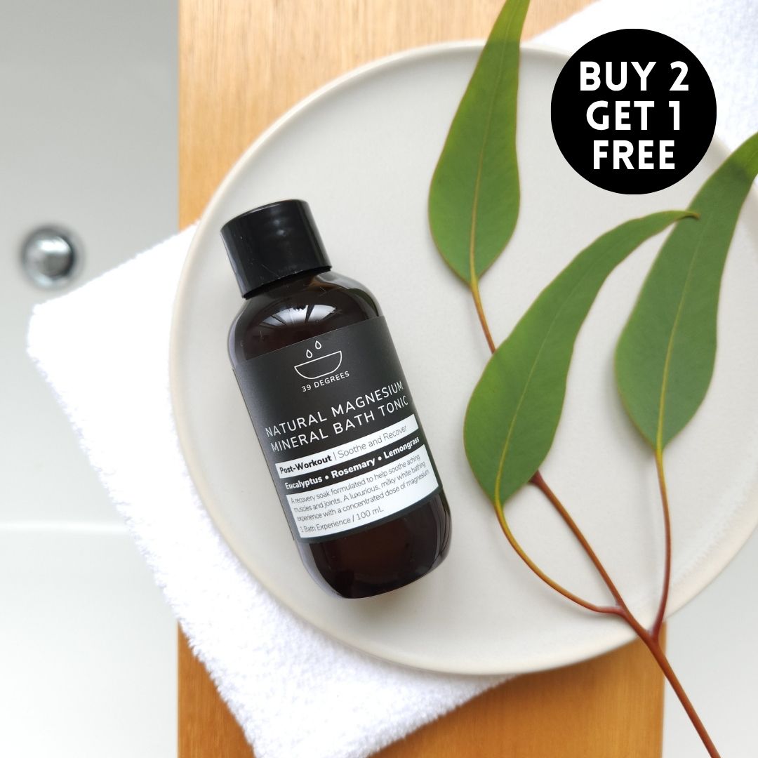 100mL Bottle POST-WORKOUT Natural Magnesium Mineral Bath Tonic