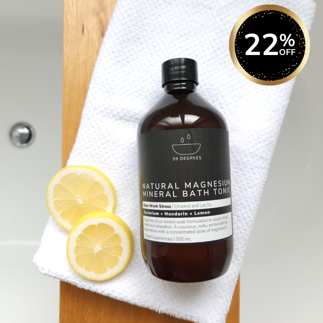 500mL EASE WORK STRESS Natural Magnesium Mineral Bath Tonic