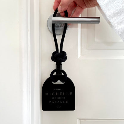 Personalised Do-Not-Disturb Bathroom Sign | $89.95 (We will email you for personalisation details)