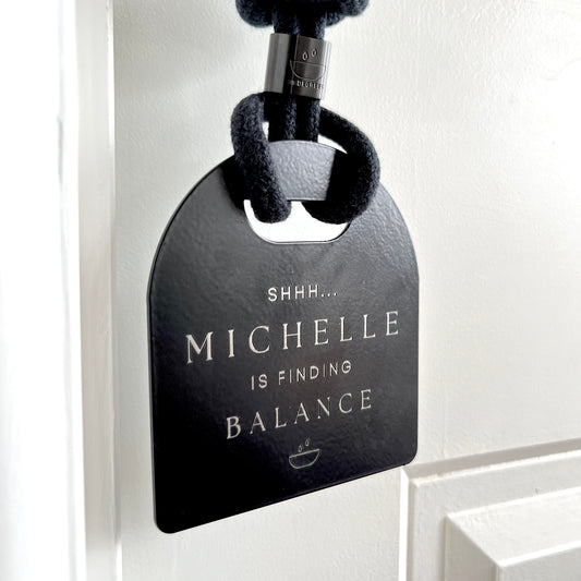 Personalised Do-Not-Disturb Bathroom Sign | $89.95 (We will email you for personalisation details)