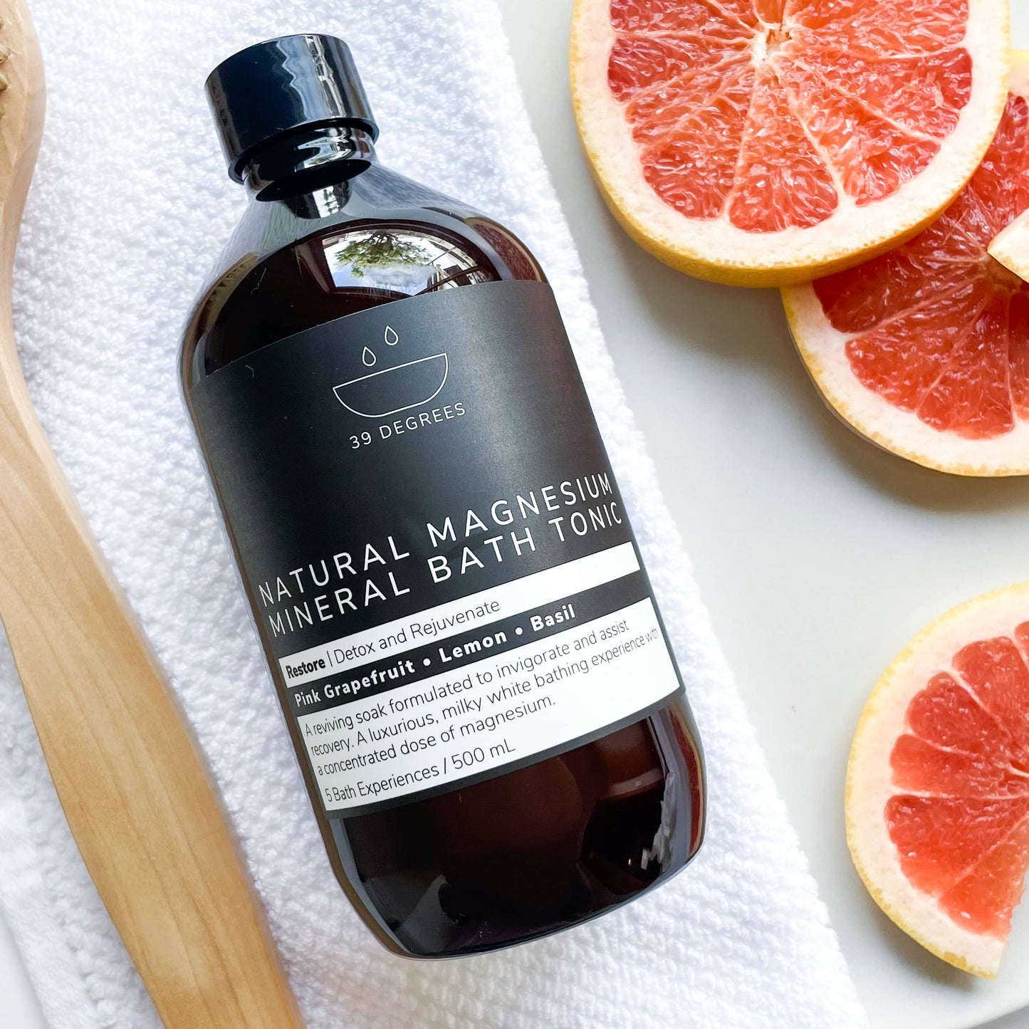 500mL RESTORE Natural Magnesium Mineral Bath Tonic