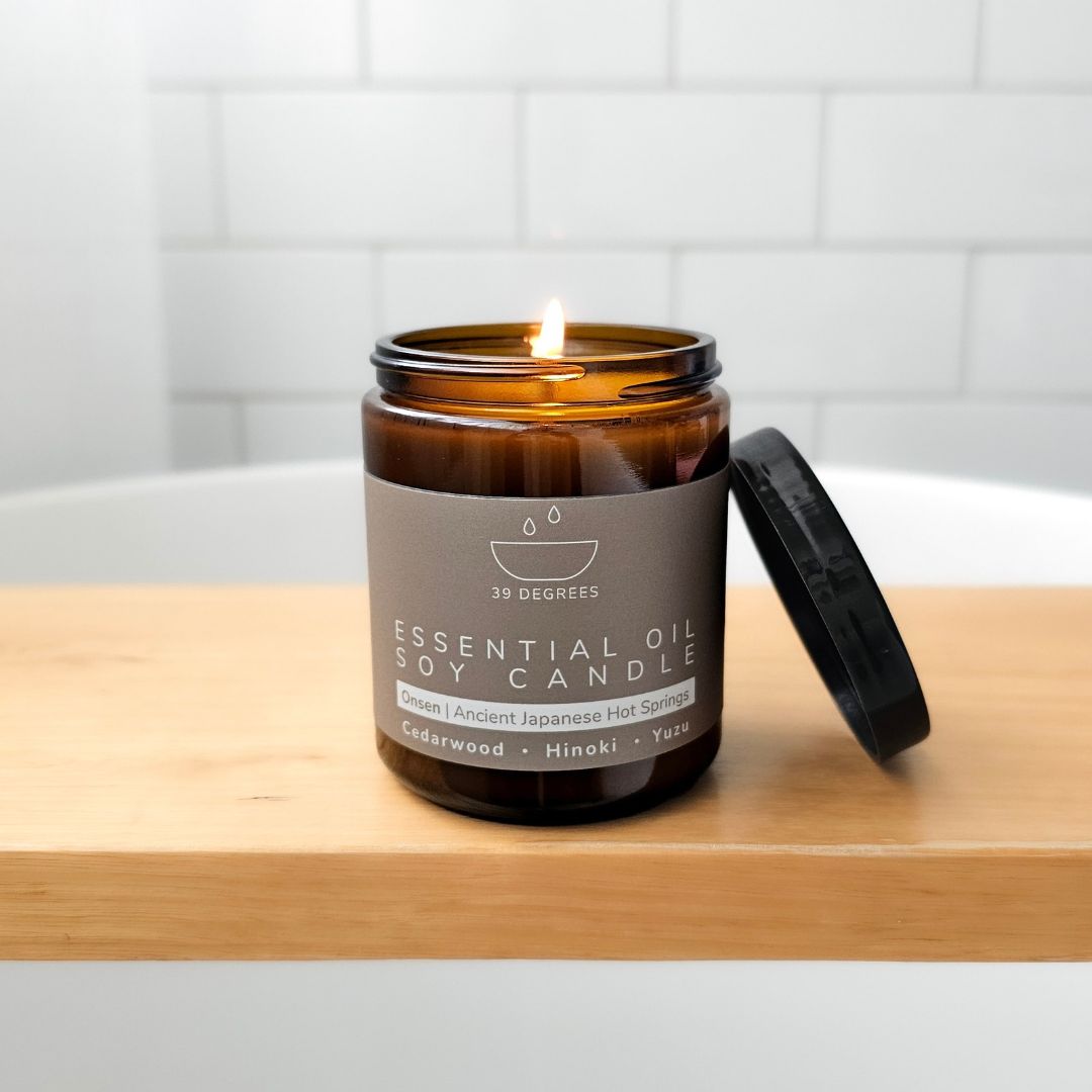 Onsen Essential Oil 35 Hour Soy Candle