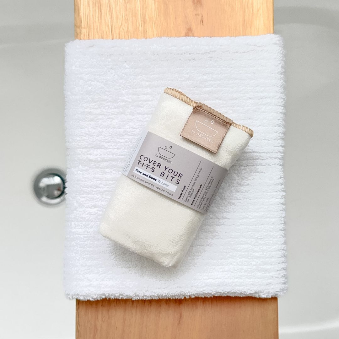 Face and Body Washer | Oatmeal Trim
