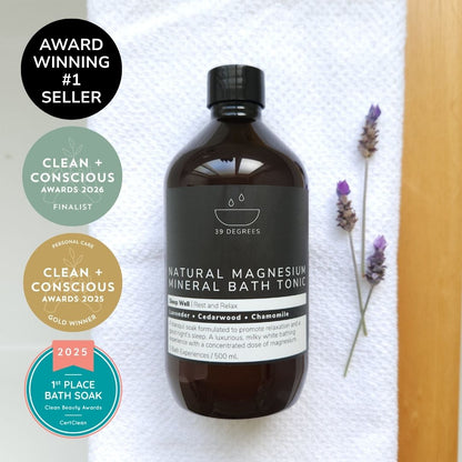 500mL SLEEP WELL Natural Magnesium Mineral Bath Tonic