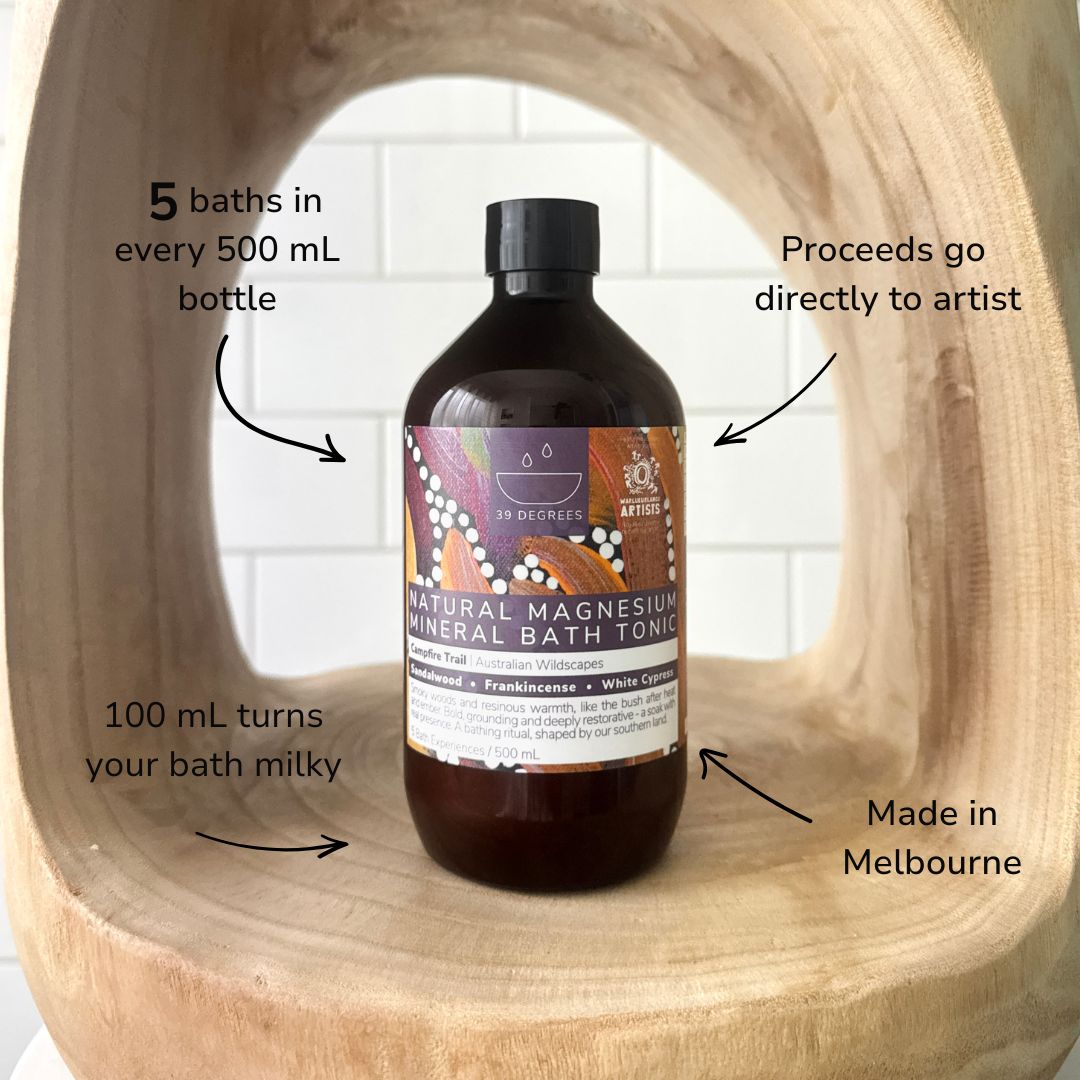 500mL CAMPFIRE TRAIL Magnesium Bath Tonic