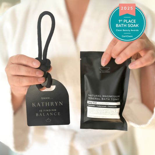 Sleep Well Tonic + Personalised Bathroom Sign (We will email you for personalisation details) | $124.90