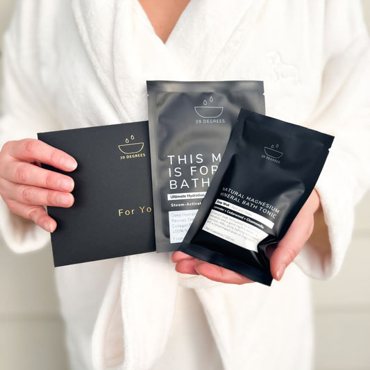 Face Mask + 100mL Bath Tonic inside 'For You' Black Envelope