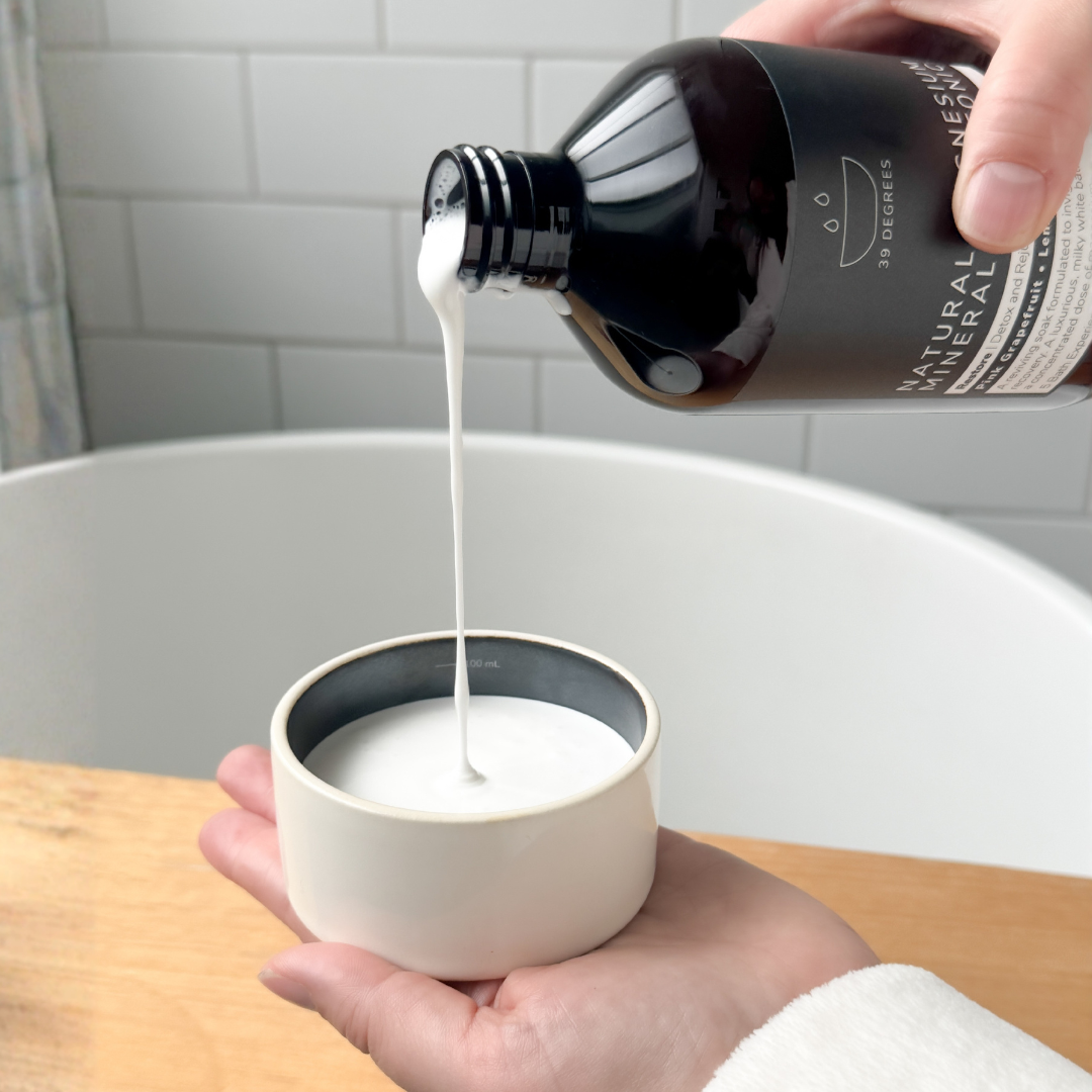 Bath Tonic Measuring Cup - Linen Eclipse