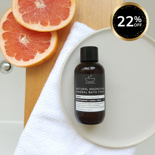 100mL Bottle RESTORE Natural Magnesium Mineral Bath Tonic