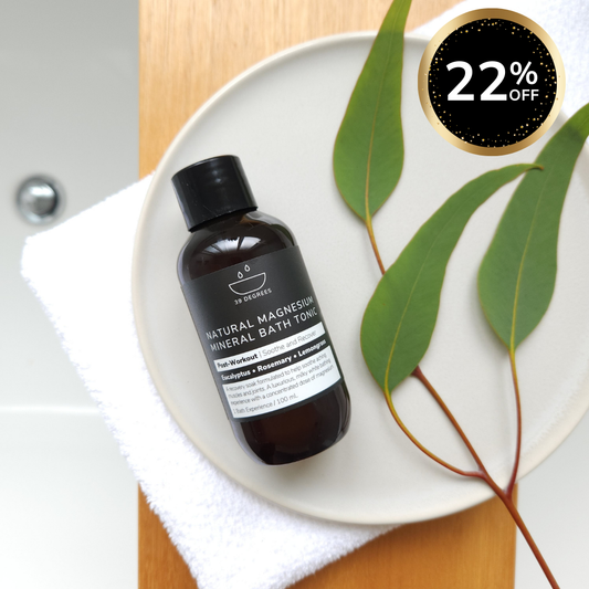 100mL Bottle POST-WORKOUT Natural Magnesium Mineral Bath Tonic