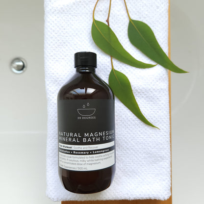 500mL POST-WORKOUT Natural Magnesium Mineral Bath Tonic
