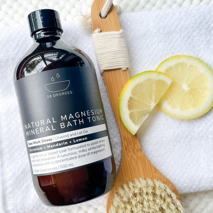 500mL EASE WORK STRESS Natural Magnesium Mineral Bath Tonic